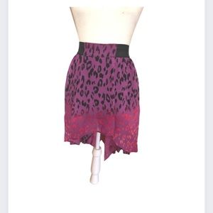 Cheetah Pink and Purple Skirt